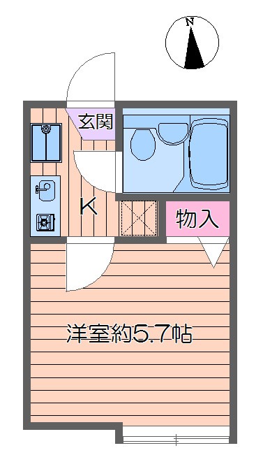 サンアベニューⅡＡ2階 間取