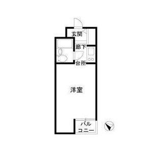 荒井マンションBALMY248206号室 間取