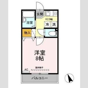 ハイムリベェール106号室 間取