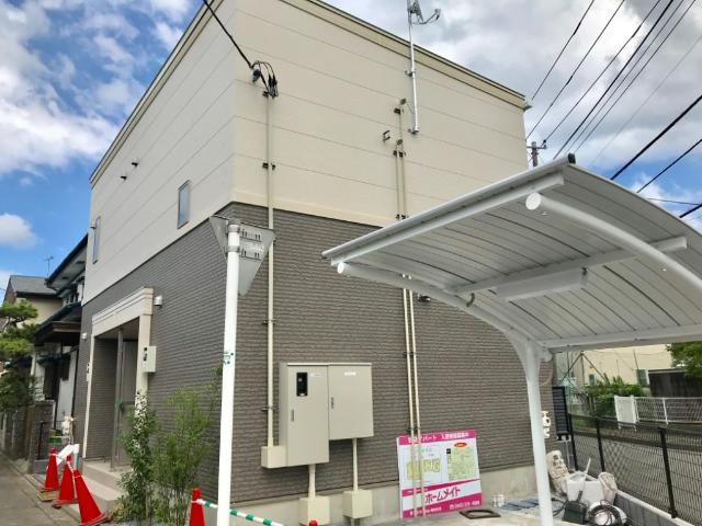 アンソレイェ101号室 外観写真（昼）