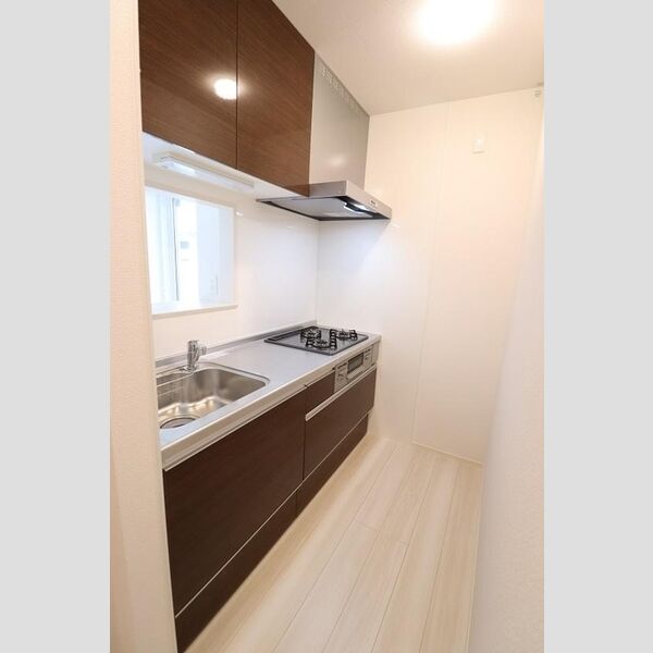 Casa Hermosa208号室 三口ガスコンログリル付システムキッチン