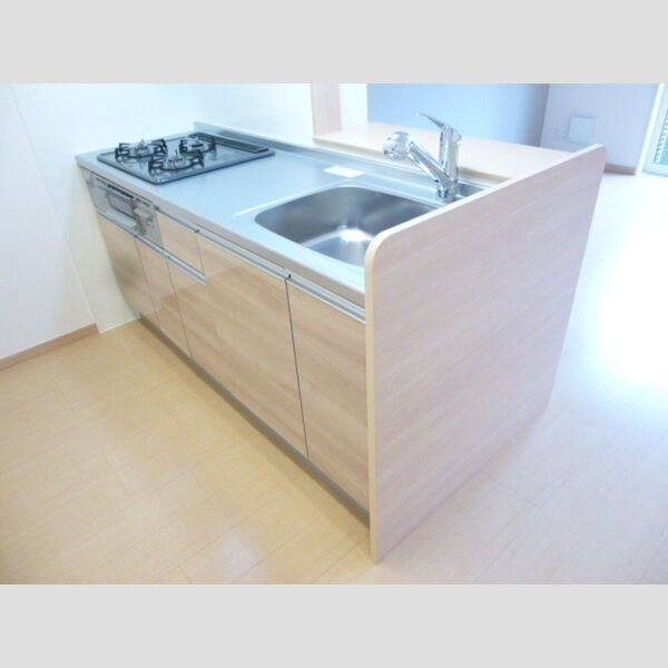 AlbaGrande(アルバグランデ)305号室 対面式3口ガスコンロ付システムキッチン