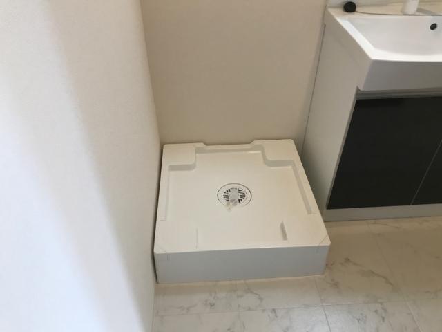 川口市大字安行領根岸　アパート新築工事202号室 洗濯機置場（イメージ）