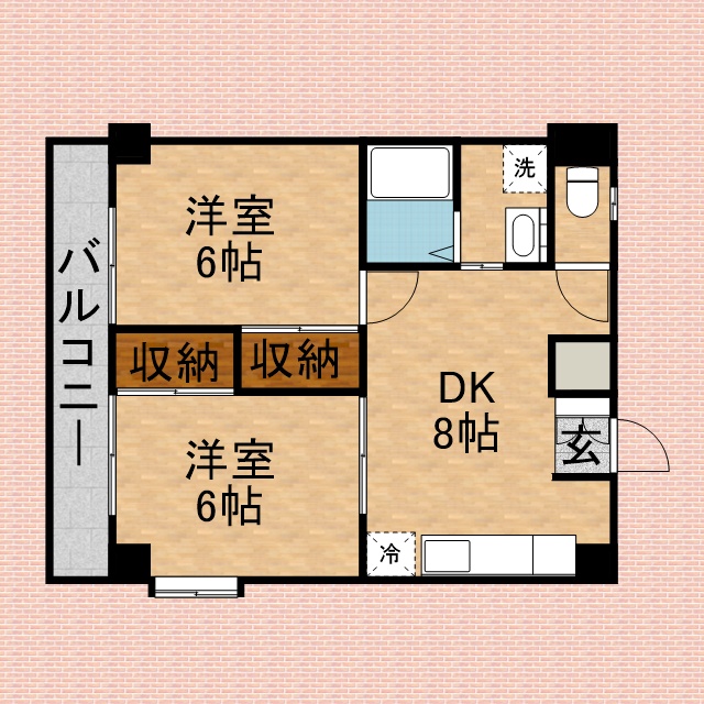 アークメゾン5階 間取