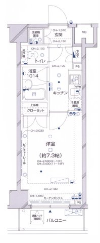 パレステュディオ新宿パークサイド10階 JR新宿駅が徒歩圏内！インターネット使用料無料☆設備も充実