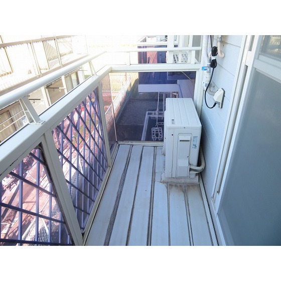 グレースコートＡ棟A203号室 バルコニー