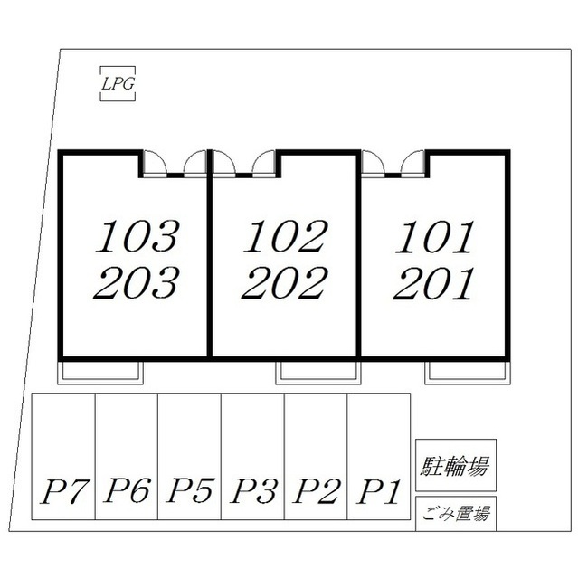 アムール 石田 外観