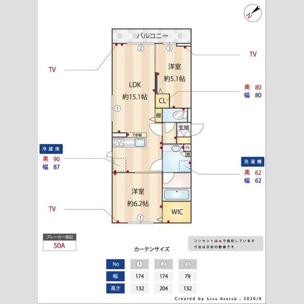 シャルムコート201号室 部屋その他