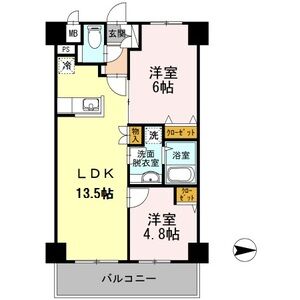 シルフィッド408号室 間取