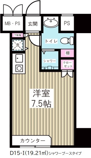 ＳＯＣＩＥＴＹ　ＳＥＡＳＯＮＳ(D-015)5階 間取り図