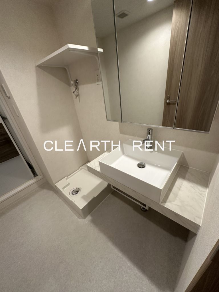 ＧＲＡＮ ＰＡＳＥＯ大井町4階 鏡裏収納もある独立洗面化粧台