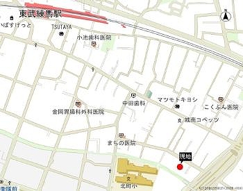 北町コーポ３号棟2階 地図