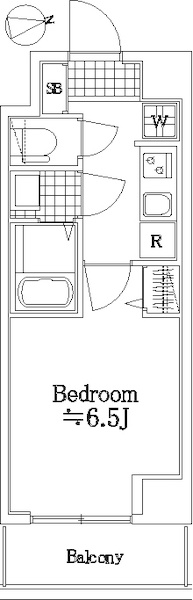 ザ・レジデンス・オブ・トーキョーＳＲ２０504号室 間取