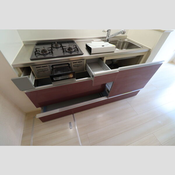 D-room塚越101号室 キッチン収納