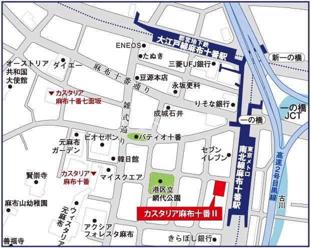 カスタリア麻布十番Ⅱ7階 null