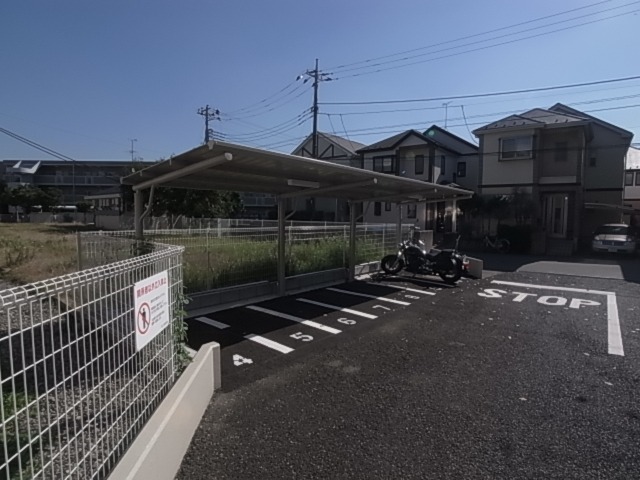 サンライズヒル朝日ヶ丘A棟3階 バイク置場