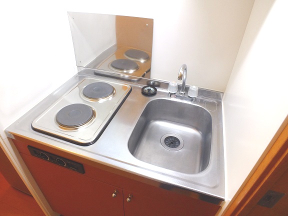 レオパレススペシャルステージＡ207号室 2口電気コンロ