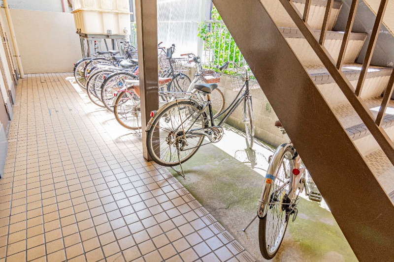 ノーブル新川崎3階 駐輪場