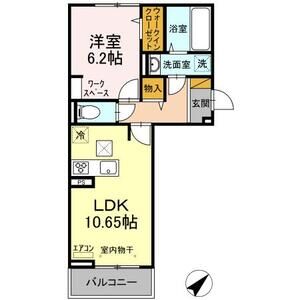 サニーリヴF103号室 間取