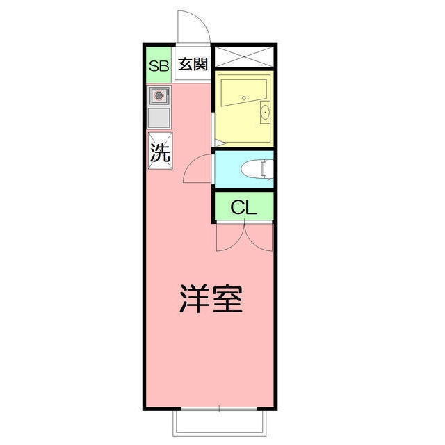 エスポアールⅡ303号室 間取