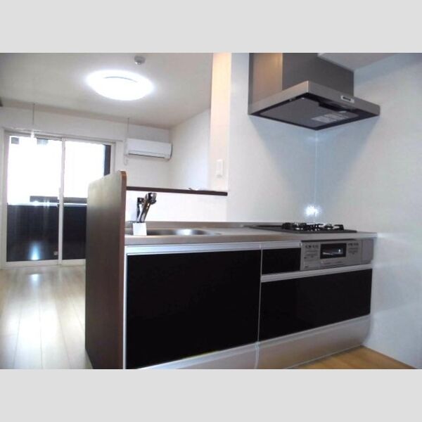 エヴァーラスティング熊谷104号室 対面システムキッチン