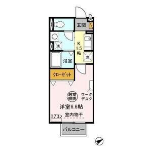 トレジャー102号室 間取