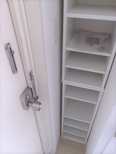 東京ベイビュウ6階 玄関収納　※2023年8月撮影