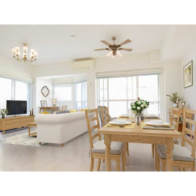 インペリアル常盤松 明るいLDK　※家具レイアウトイメージです