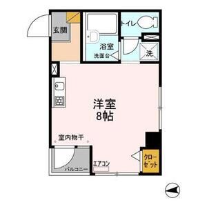 フラッツ・シゲ302号室 間取