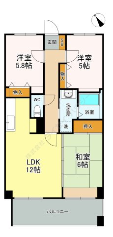リビエール本郷0401号室 間取