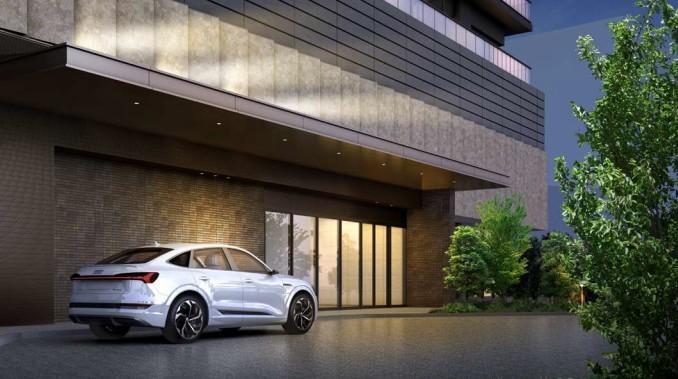 幕張ベイパーク ミッドスクエアタワー 43F ※イメージ/雨に濡れにくい車寄せ/平置き駐車場確保済