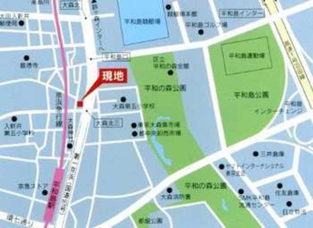 パレ・ドールアイディ大森6階 MAP