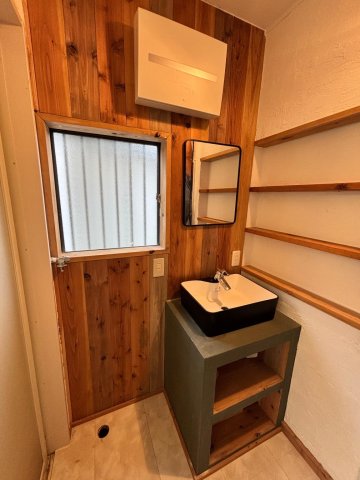 平塚カフェ風ヴィンテージHOUSE４ 造作洗面所
