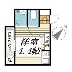 メゾン・ド・セザール0102号室 間取