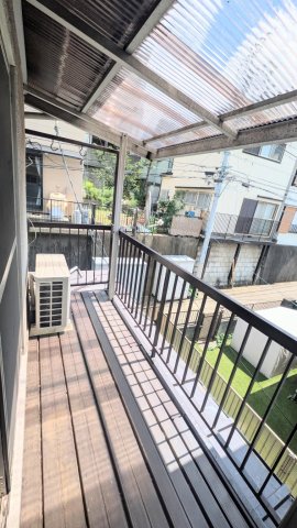 朝霞市幸町2LDK戸建て バルコニー