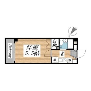 ヒルズガーデン東雪谷0203号室 間取