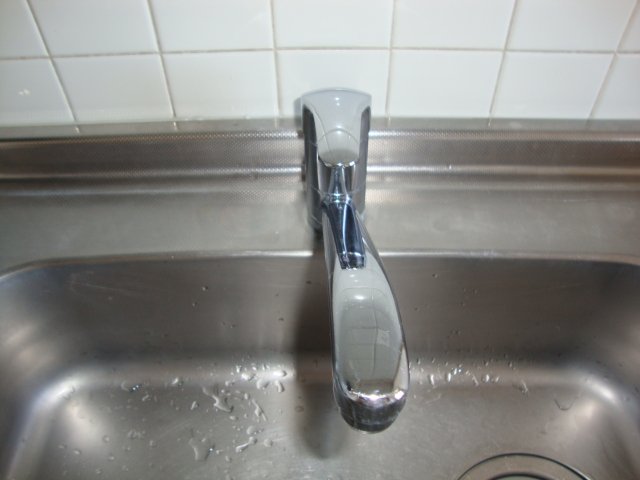 サザンフィールド301号室 キッチン水栓