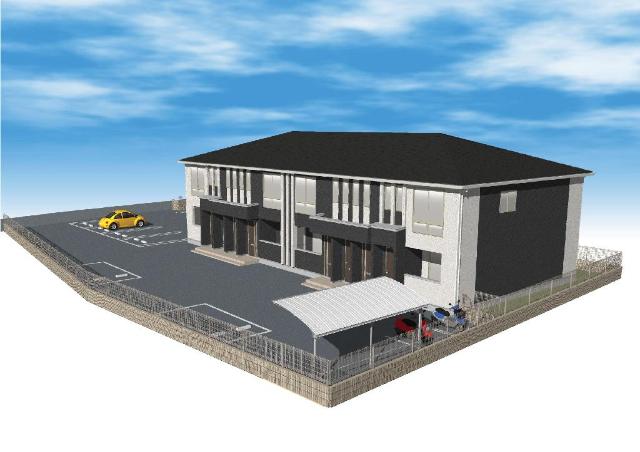 仮）中央区上溝新築アパート 完成予想図