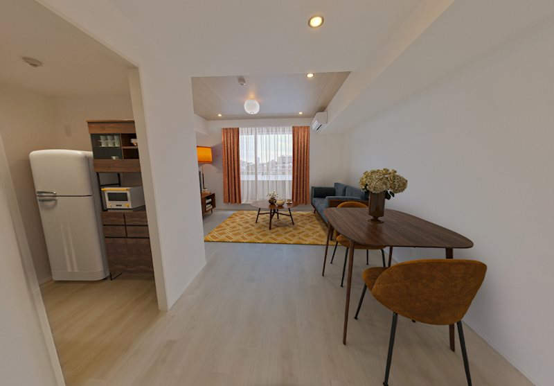 レジディア西麻布8階 リビング※これはVR画像です