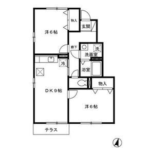 エスポワールみなみ野　ABCDEFGHIA102号室 間取