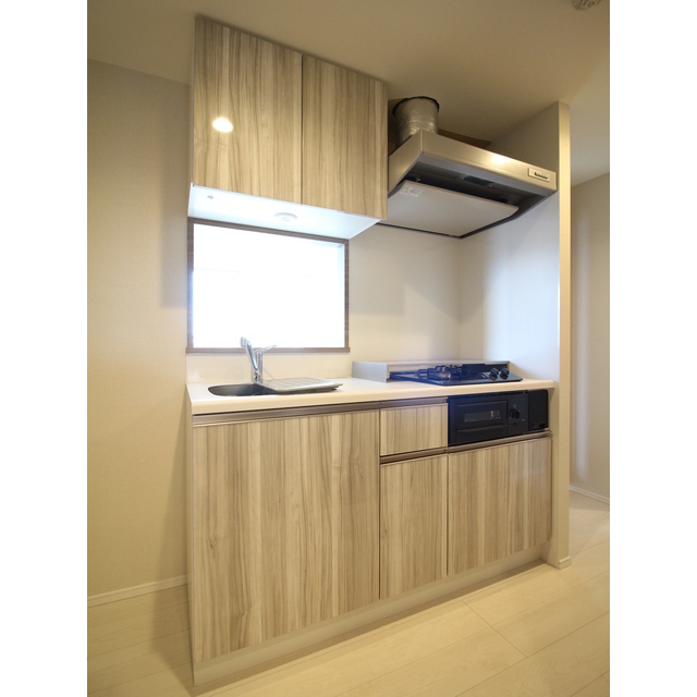 プレール・ドゥーク小竹向原 システムキッチン：2口ガスコンロ