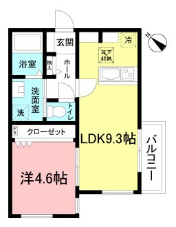アリシア相模大野1階 間取