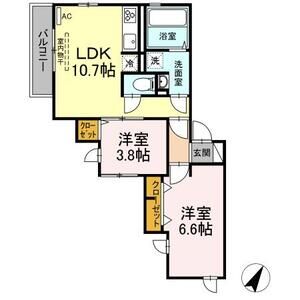 スターリィ・コート大倉山302号室 間取