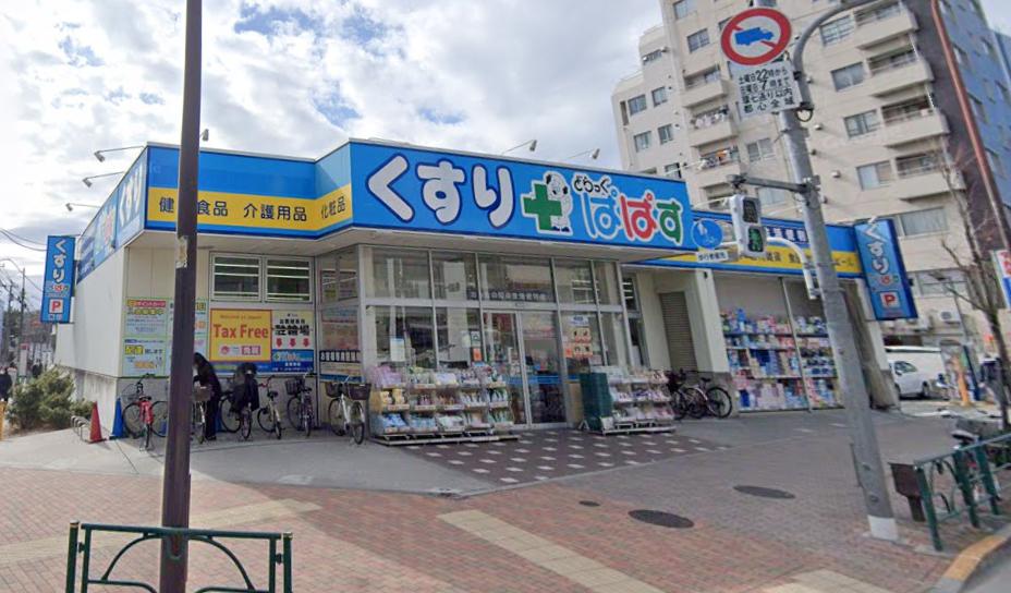 テラス新江古田2A号室 【ドラッグストア】どらっぐぱぱす 新江古田駅前店まで174ｍ