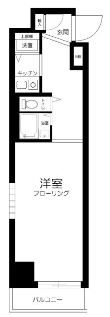 スカイノブレ御徒町2階 間取