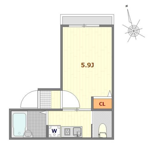 Fontaine尾久2階 間取
