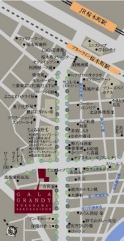 ガーラ・グランディ横濱桜木町4階 ◆ＭＡＰ◆