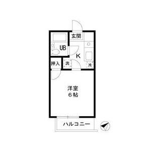 第2パープルハウス203号室 間取