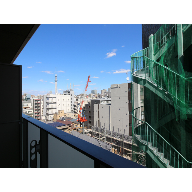 プレール・ドゥーク森下Ⅲ602号室 802からの眺め　スカイツリーが臨めます