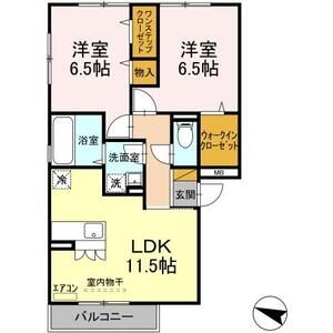 ヴェルドミール　2301号室 間取